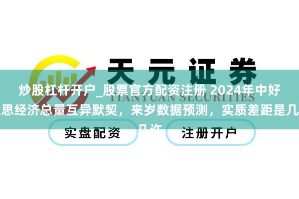 炒股杠杆开户_股票官方配资注册 2024年中好意思经济总量互异默契，来岁数据预测，实质差距是几许